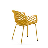Linea Furniture Gertrude Metal &amp; Plastic Tub Dining Chairs