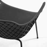 Linea Furniture Gertrude Metal &amp; Plastic Tub Dining Chairs