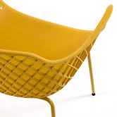 Linea Furniture Gertrude Metal &amp; Plastic Tub Dining Chairs