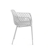 Linea Furniture Gertrude Metal &amp; Plastic Tub Dining Chairs