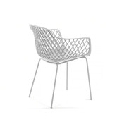 Linea Furniture Gertrude Metal &amp; Plastic Tub Dining Chairs
