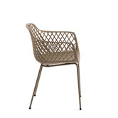 Linea Furniture Gertrude Metal &amp; Plastic Tub Dining Chairs