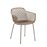 Linea Furniture Gertrude Metal &amp; Plastic Tub Dining Chairs