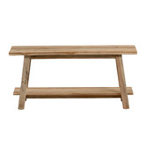Linea Furniture Natural Jafar Recycled Teak Wood Bench