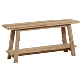 Linea Furniture Natural Jafar Recycled Teak Wood Bench