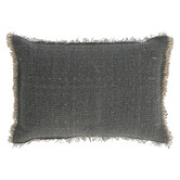 Linea Furniture Dark Grey Farrah Cotton Cushion