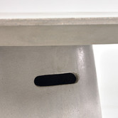 Linea Furniture Grey Emily Cement Outdoor Dining Table