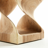 Linea Furniture Bassett Munggur Wood Side Table