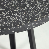 Linea Furniture Tella Metal &amp; Terrazzo Dining Table