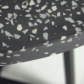Linea Furniture Tella Metal &amp; Terrazzo Dining Table
