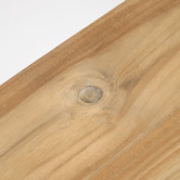 Linea Furniture Tamika Teak Wood Ottoman Bench