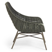 Linea Furniture Alaina Metal &amp; Rope Armchair