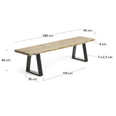 Linea Furniture Rhodos Timber Dining Bench