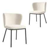 Linea Furniture Isabel Boucle Dining Chairs