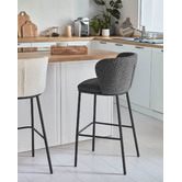 Linea Furniture 65cm Isabel Upholstered Barstools | Temple & Webster