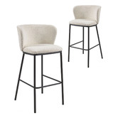 Linea Furniture 65cm Isabel Upholstered Barstools