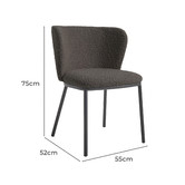 Linea Furniture Isabel Boucle Dining Chairs