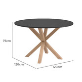 Linea Furniture Thalia Steel Dining Table