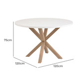 Linea Furniture Thalia Steel Dining Table