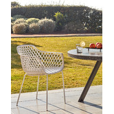 Linea Furniture Gertrude Metal &amp; Plastic Tub Dining Chairs
