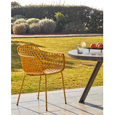 Linea Furniture Gertrude Metal &amp; Plastic Tub Dining Chairs
