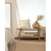 Linea Furniture Natural Jafar Recycled Teak Wood Bench