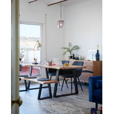 Linea Furniture Henuite Wood Dining Table