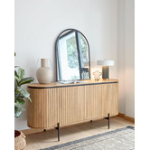 Linea Furniture Natural Greta Mango Wood Sideboard | Temple & Webster