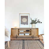 Linea Furniture Natural Greta Mango Wood Entertainment Unit | Temple ...