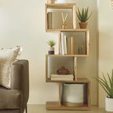 Linea Furniture Callie Teak Wood Shelving Unit