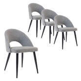 Linea Furniture Josie Upholstered Dining Chairs