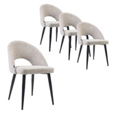Linea Furniture Josie Upholstered Dining Chairs