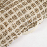 Linea Furniture Drake Jute &amp; Cotton Floor Cushion