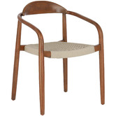 Linea Furniture Sylvia Acacia Wood Outdoor Dining Chairs