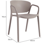 Linea Furniture Vernon Outdoor Dining Chairs