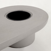Linea Furniture Atlas Concrete Outdoor Coffee Table
