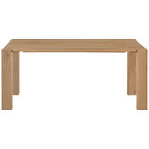 Linea Furniture Calypso Oak Wood Dining Table