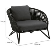 Linea Furniture Koa Outdoor Lounge Chair