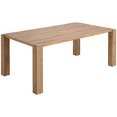 Linea Furniture Calypso Oak Wood Dining Table