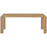 Linea Furniture Calypso Oak Wood Dining Table