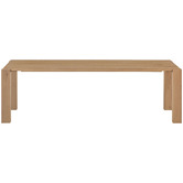 Linea Furniture Calypso Oak Wood Dining Table