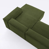 Linea Furniture Cordelia 3 Seater Corduroy Sofa with Chaise