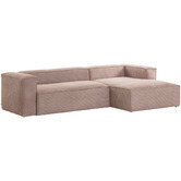 Linea Furniture Cordelia 3 Seater Corduroy Sofa with Chaise