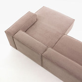 Linea Furniture Cordelia 3 Seater Corduroy Sofa with Chaise