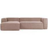 Linea Furniture Cordelia 3 Seater Corduroy Sofa with Chaise