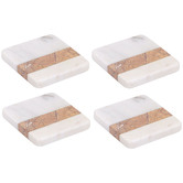 Linea Furniture Blair Marble Coasters
