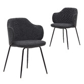 Linea Furniture Celeste Chenille Dining Chairs