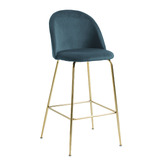 Linea Furniture 65cm Marius Velvet Barstools