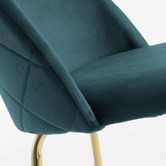 Linea Furniture 65cm Marius Velvet Barstools