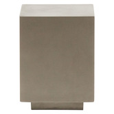 Linea Furniture Rundel Cement Outdoor Side Table